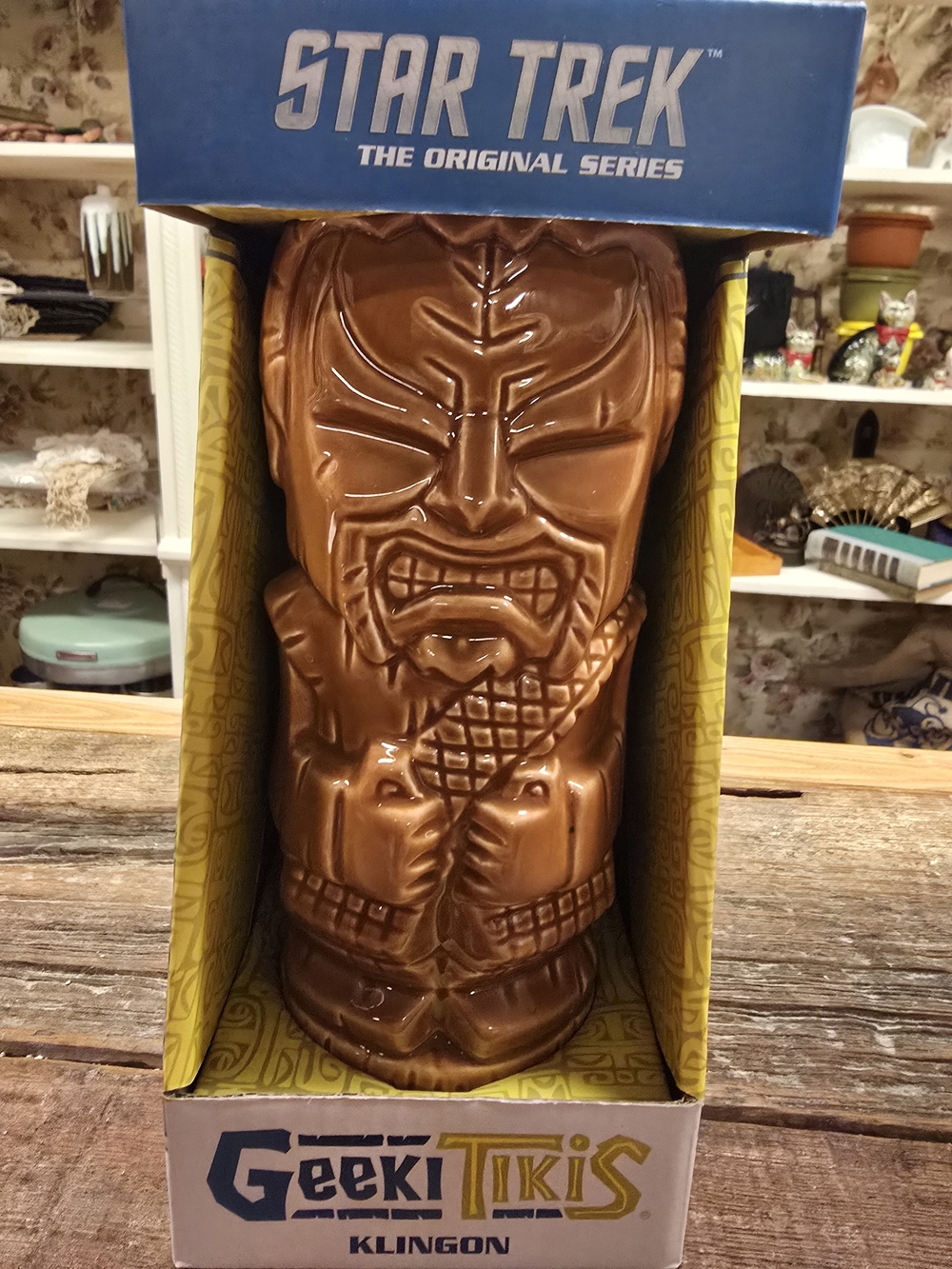 Star Trek GeekiTikis Klingon Tiki Mug - Brown